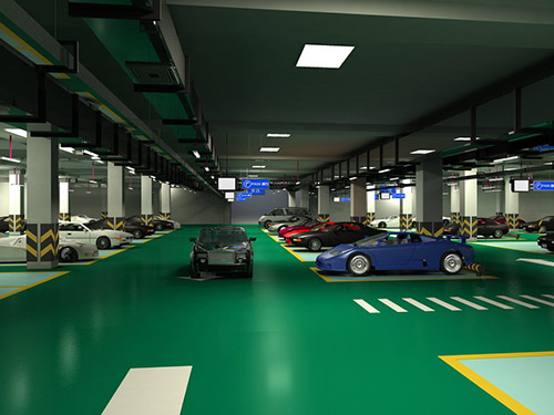 天虹地下停车场