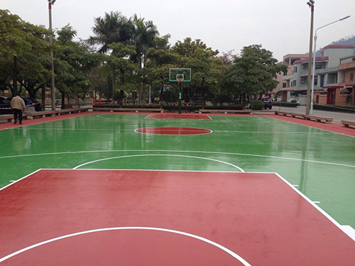 纳米硅PU弹性球场