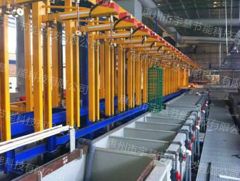 环形垂直自动升降五金电镀生产线