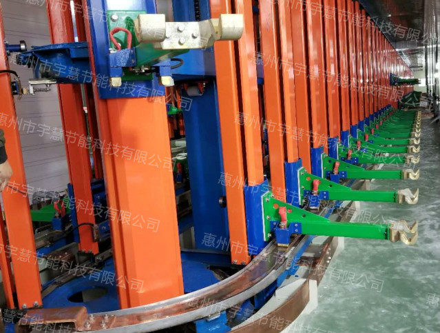 环形垂直自动升降五金电镀生产线