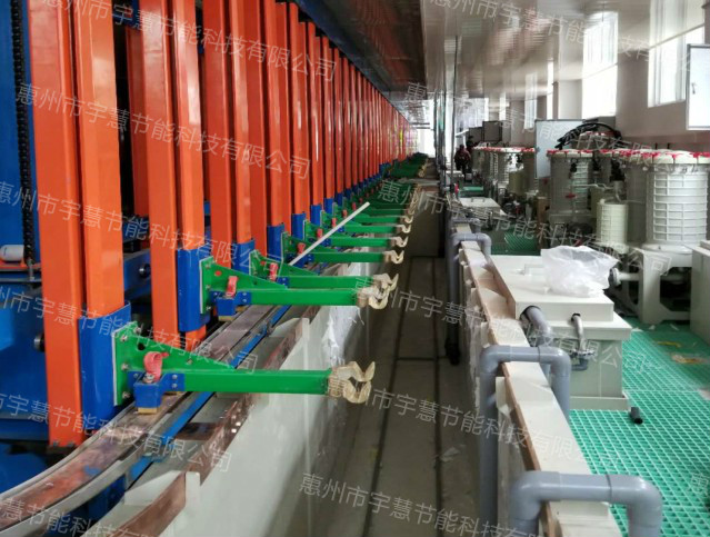 环形垂直自动升降五金电镀生产线